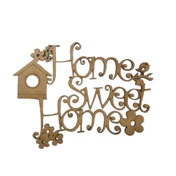 Frase home sweet home floral 13x15