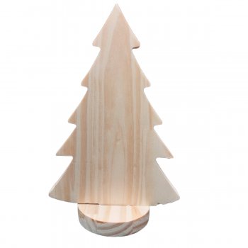 Arvore De Natal Em Pinus Na Base 25cm