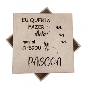Caixa Dieta Pascoa 15x15x5