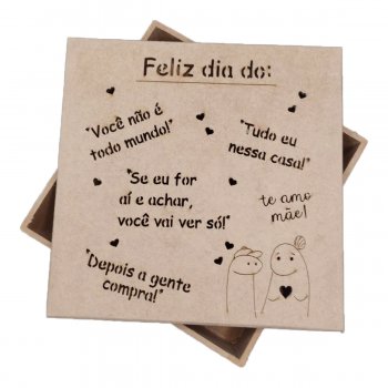 Caixa 15 X 15 X 5 - Bento Feliz Dia Do: