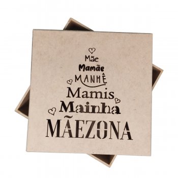 Caixa 15 X 15 X 5 Mae Mamae Manhe