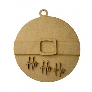 GUIRLANDA EM MDF HO HO HO PAPAI NOEL