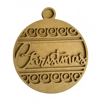 GUIRLANDA FUNDO DE MDF CHRISTMAS
