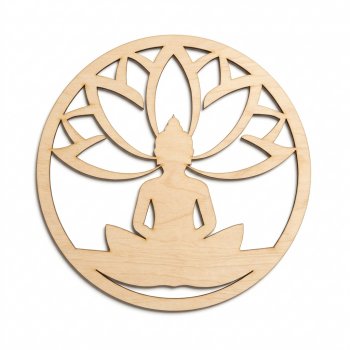 MANDALA BUDA FLOR LOTUS - 30 CM