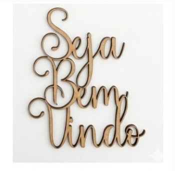 APLIQUE SEJA BEM VINDO 15 CM