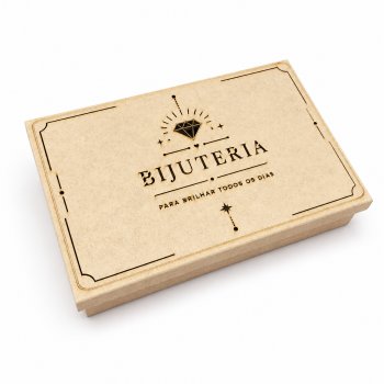 CAIXA DE BIJUTERIA DIAMANTE PARA BRILHAR TODOS OS DIAS 30 X 20 X 5