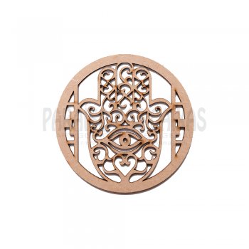 MANDALA  MÃO DA SORTE - 10 CM
