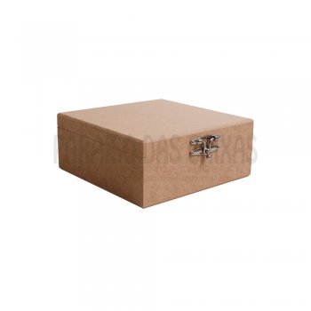 CAIXA DOBRADICA E FECHO 25 X 25 X 10
