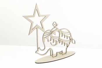 Elefante Estrela 30cm